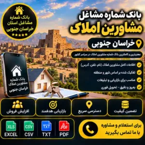 مشاورین املاک خراسان جنوبی